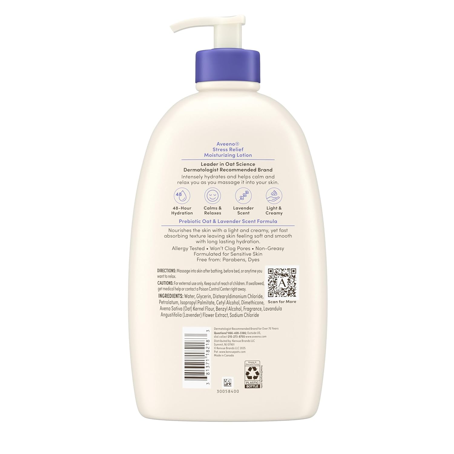 free from parabens, dyes; allergy tested and non-comedogenic