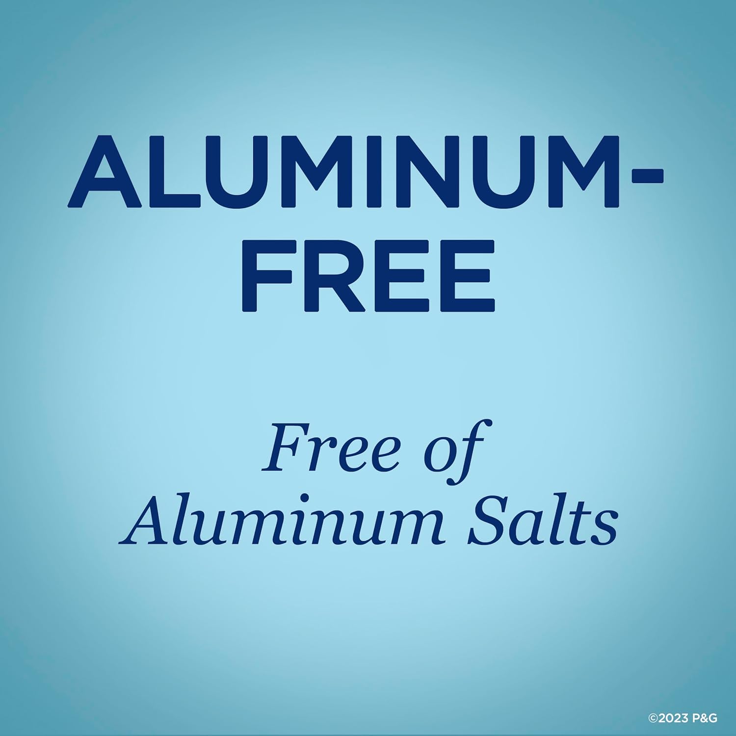 free of parabens, dyes, talc, and baking soda