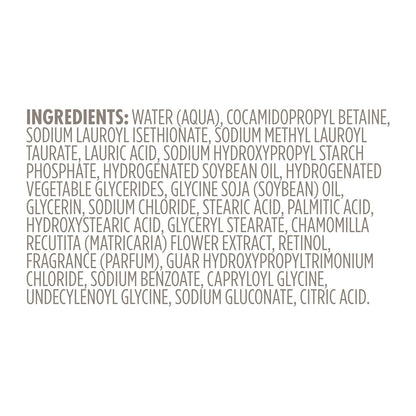 free of sulfates and parabens, made with naturally derived gentle cleansers