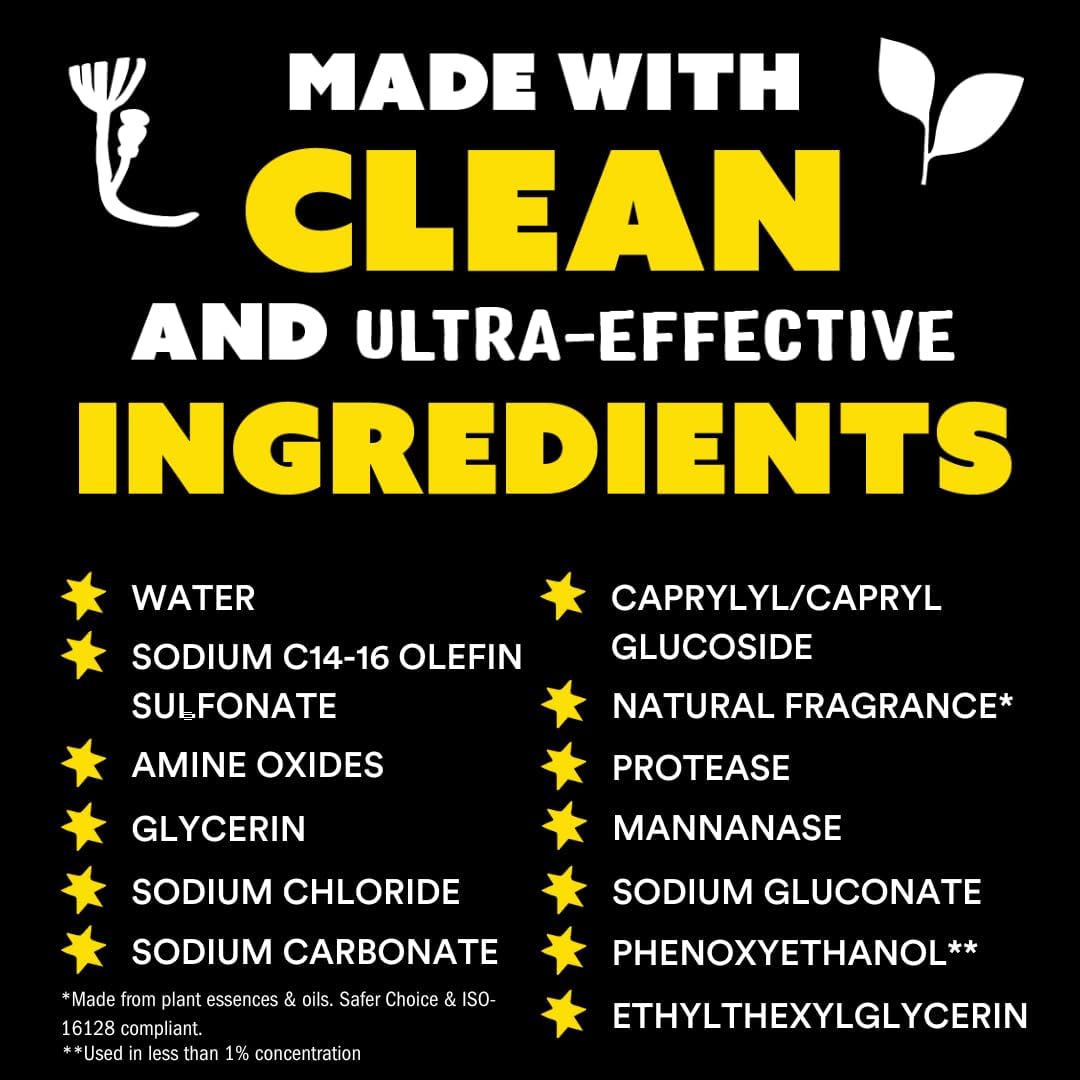 free of synthetic fragrances, dyes, and common harsh additives