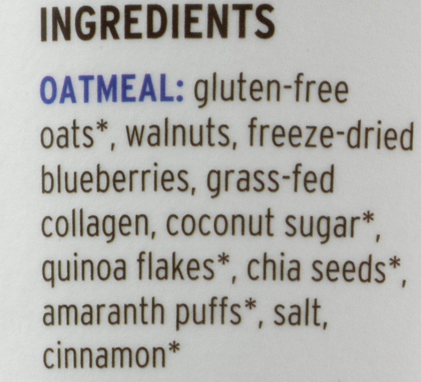 freeze-dried blueberries and walnuts mixed into gluten-free oat base