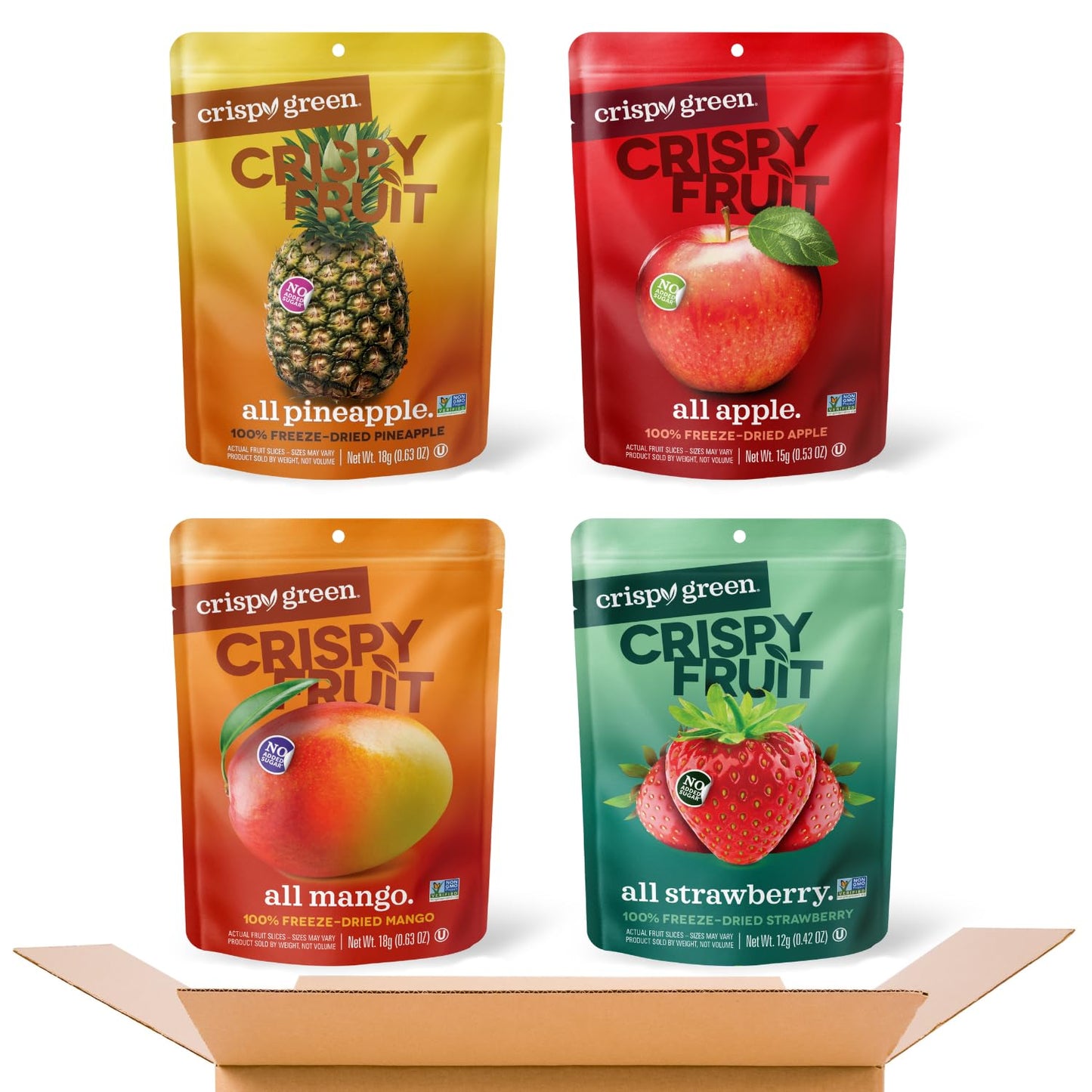 freeze-drying process that preserves fresh-picked taste and natural nutrients without frying or baking