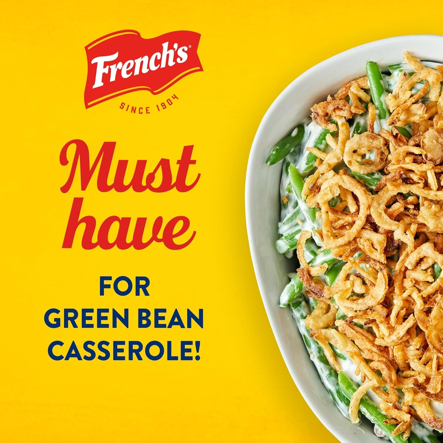 French's Original Crispy Fried Onions 24 oz – Family Favorite Topping for Kid-Approved Dinners