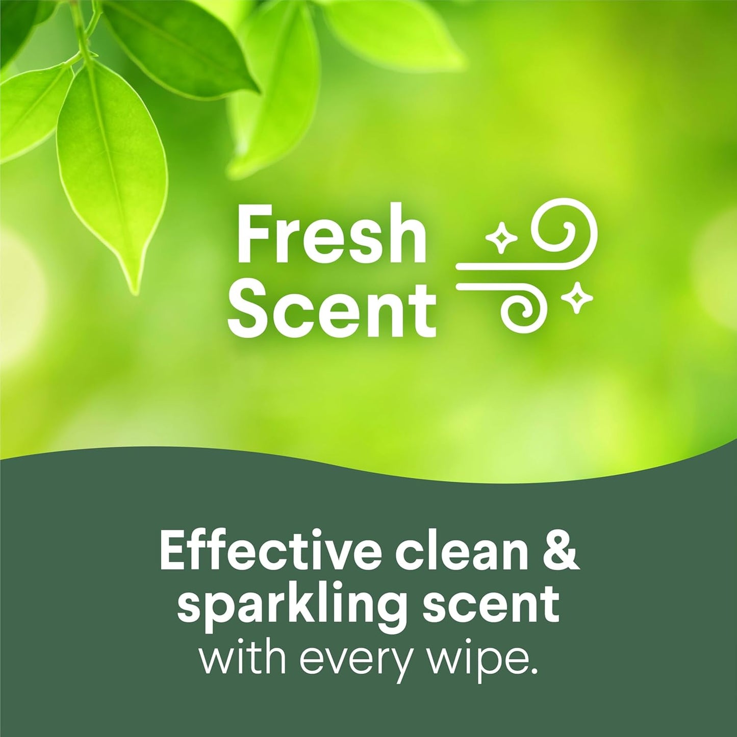 fresh scent and crisp lemon scent options for sensory preference