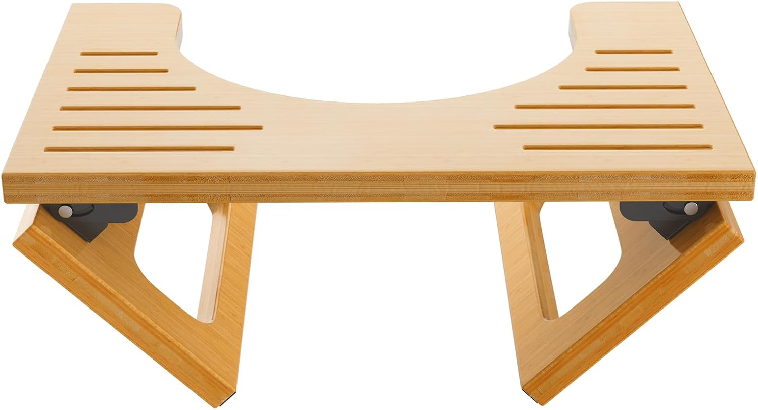 full bamboo construction with 0.79-inch thickness and 400 lb weight capacity