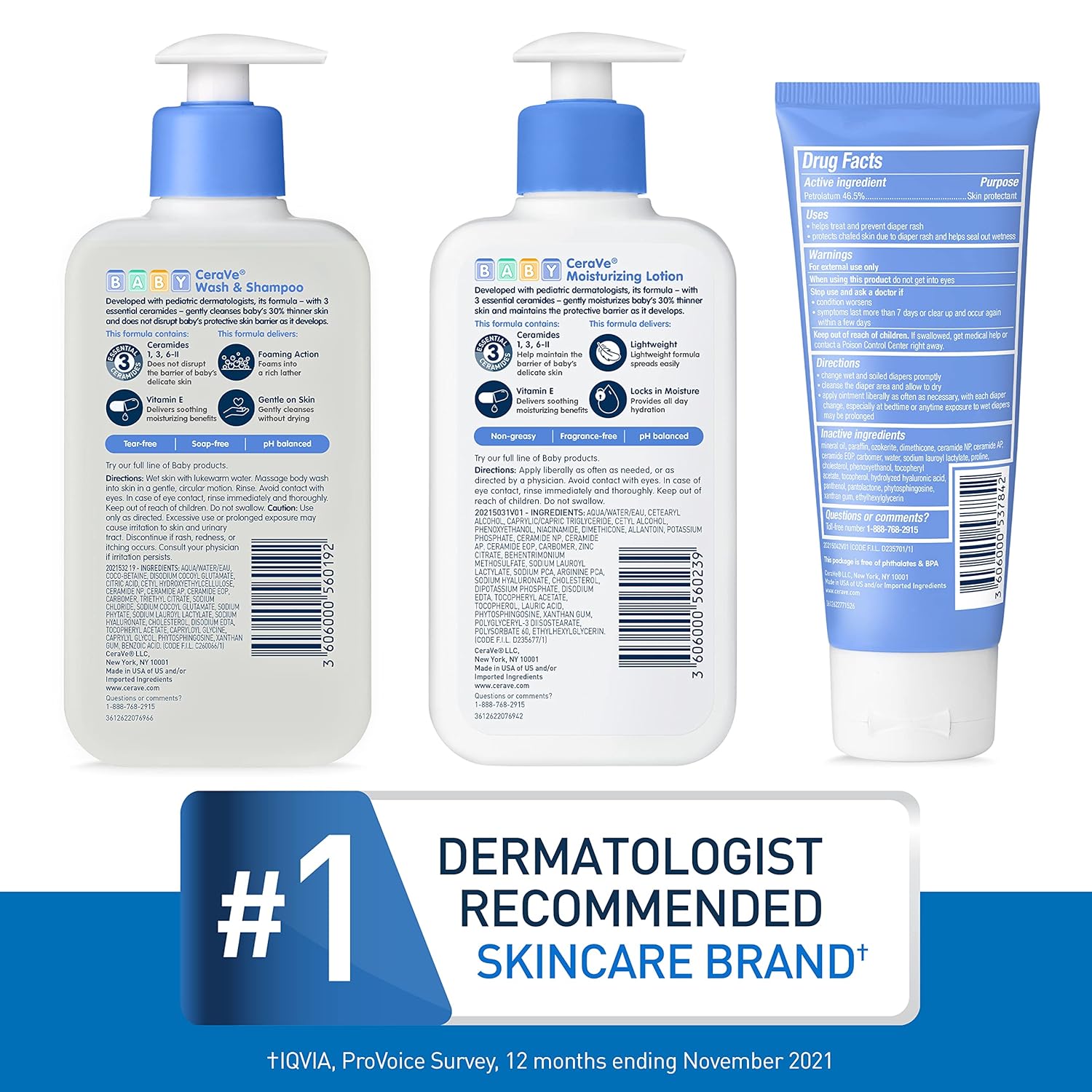 full-size 3-product bundle (8oz wash/shampoo + 8oz lotion + 3oz healing ointment)