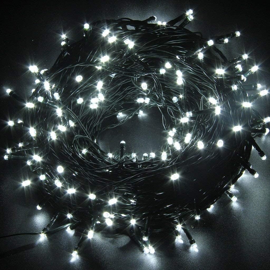 FULLBELL Black Fairy Lights 33ft 100 LED – Canopy Bed & Dorm Room Ambient Lighting, Plug-In & Timer for Cozy Home Aesthetic