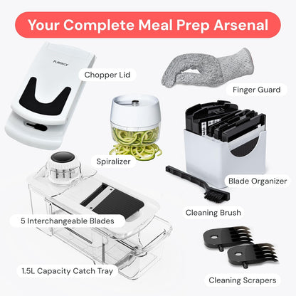 Fullstar XL Vegetable Chopper – Thoughtful Housewarming Gift for New Homeowners, 6-in-1 Mandoline Slicer & Dicer