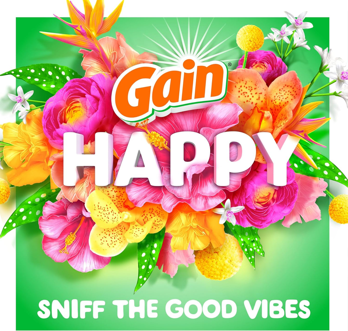 Gain In-Wash Laundry Scent Booster Beads Happy 24 oz Nightly Self Care Fragrance for Bath and Bedtime Wind Down