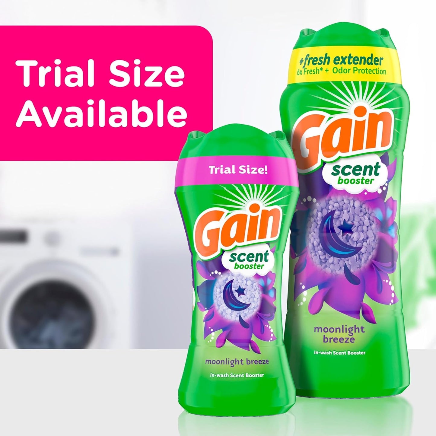 Gain In-Wash Laundry Scent Booster Beads Moonlight Breeze Scent for Yoga Room Freshness and Meditation Space Aromatherapy