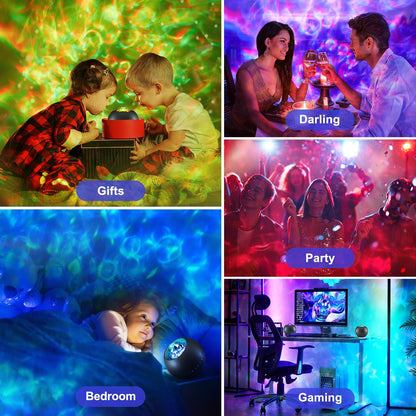 Galaxy Projector for Bedroom – Compact 4.1 Inch Star Light with 4-in-1 Functionality and Clean Spheric Design