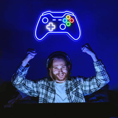 Gaming Neon Sign – Cool Bedroom Light for Kids and Grandchildren, LED Night Light for Gaming Themed Room