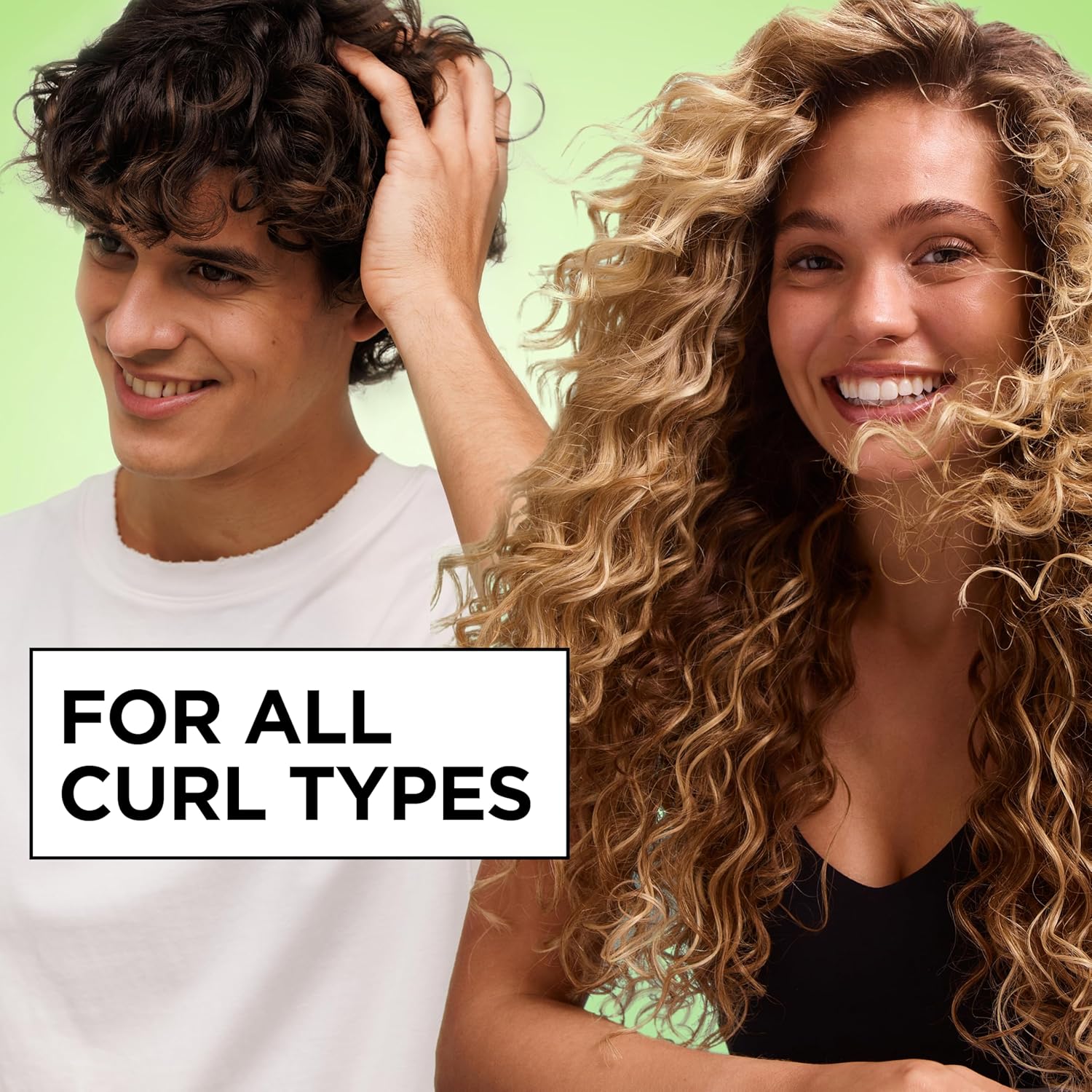 Garnier Fructis Curl Nourish Air Dry Cream XL – Calming Vegan Curl Cream for Sensitive Scalp Wind-Down Care