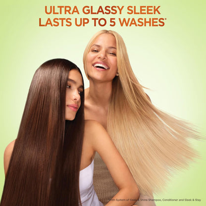 Garnier Fructis Sleek & Shine Leave-In Cream – Simple, Clean Frizz Control for Effortless Hair