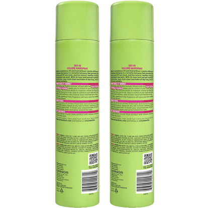 Garnier Fructis Volume Hairspray – Portable Anti-Humidity Protection for Outdoor Adventures