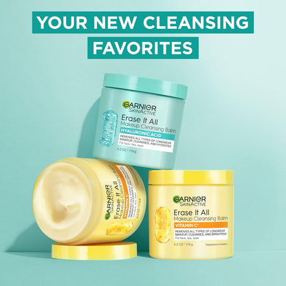 Garnier Hyaluronic Acid Cleansing Balm – Mindful Evening Skincare Ritual for Plumping Hydration