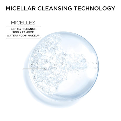 Garnier Micellar Cleansing Water – Thoughtful Skincare Gift Set for Mom, 13.5 + 3.4 fl oz