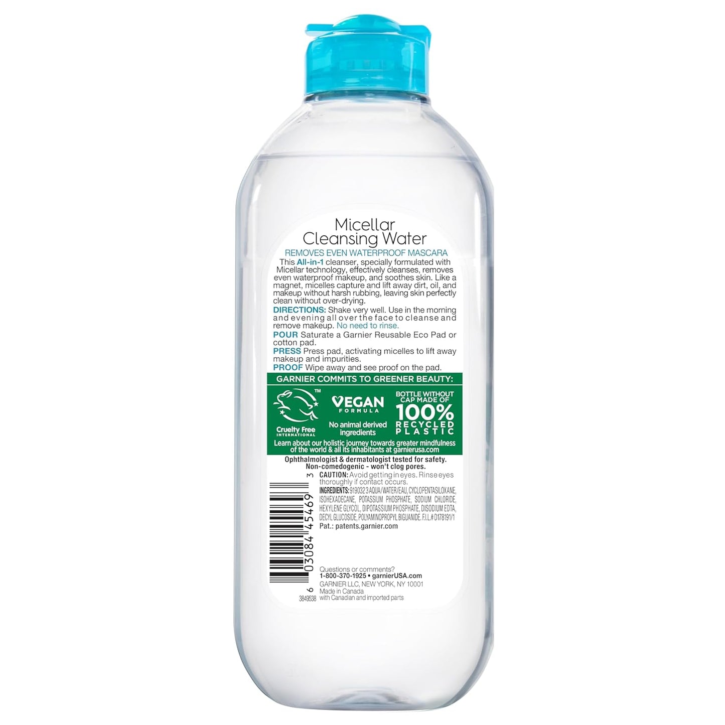 Garnier Micellar Water – Essential One-Step Cleanser, No-Rinse Simplicity