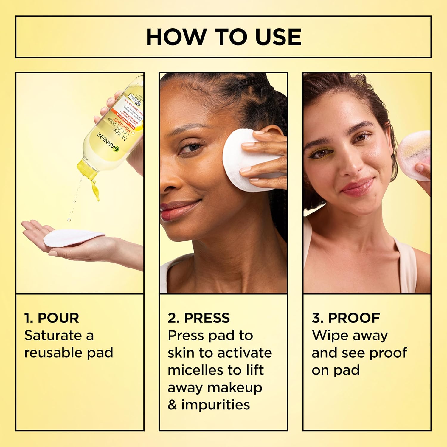 Garnier Micellar Water with Vitamin C – One-Step Cleanser for Uncluttered Skincare Routines