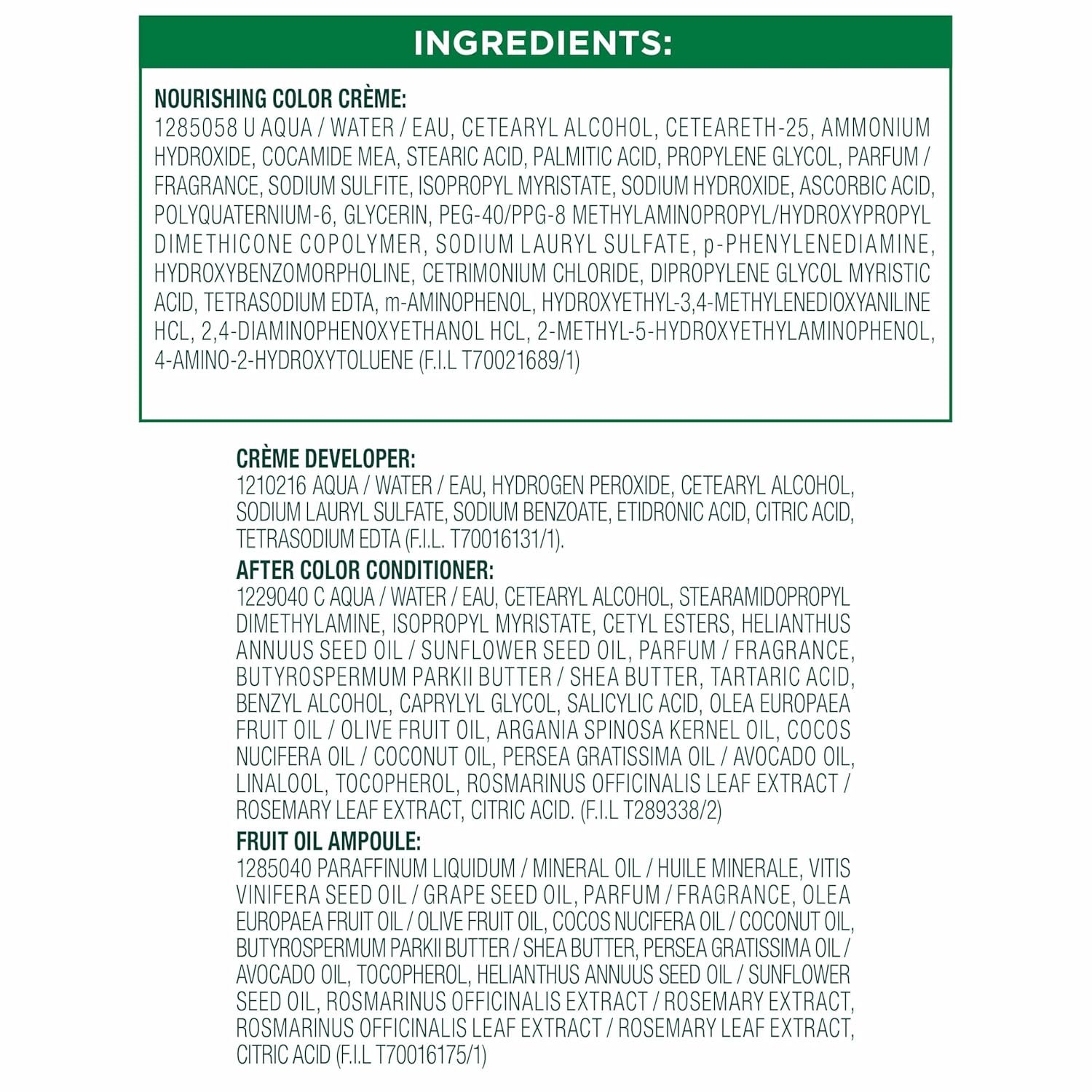 Garnier Nutrisse Ultra Crème Hair Color – Elegant Permanent Dye with Premium Fruit Oil Infusion