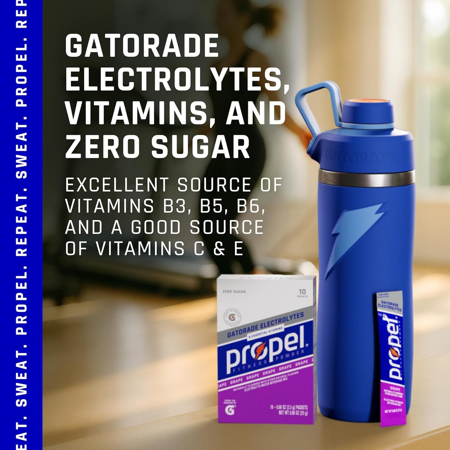 gatorade electrolyte blend for sweat replacement during exercise