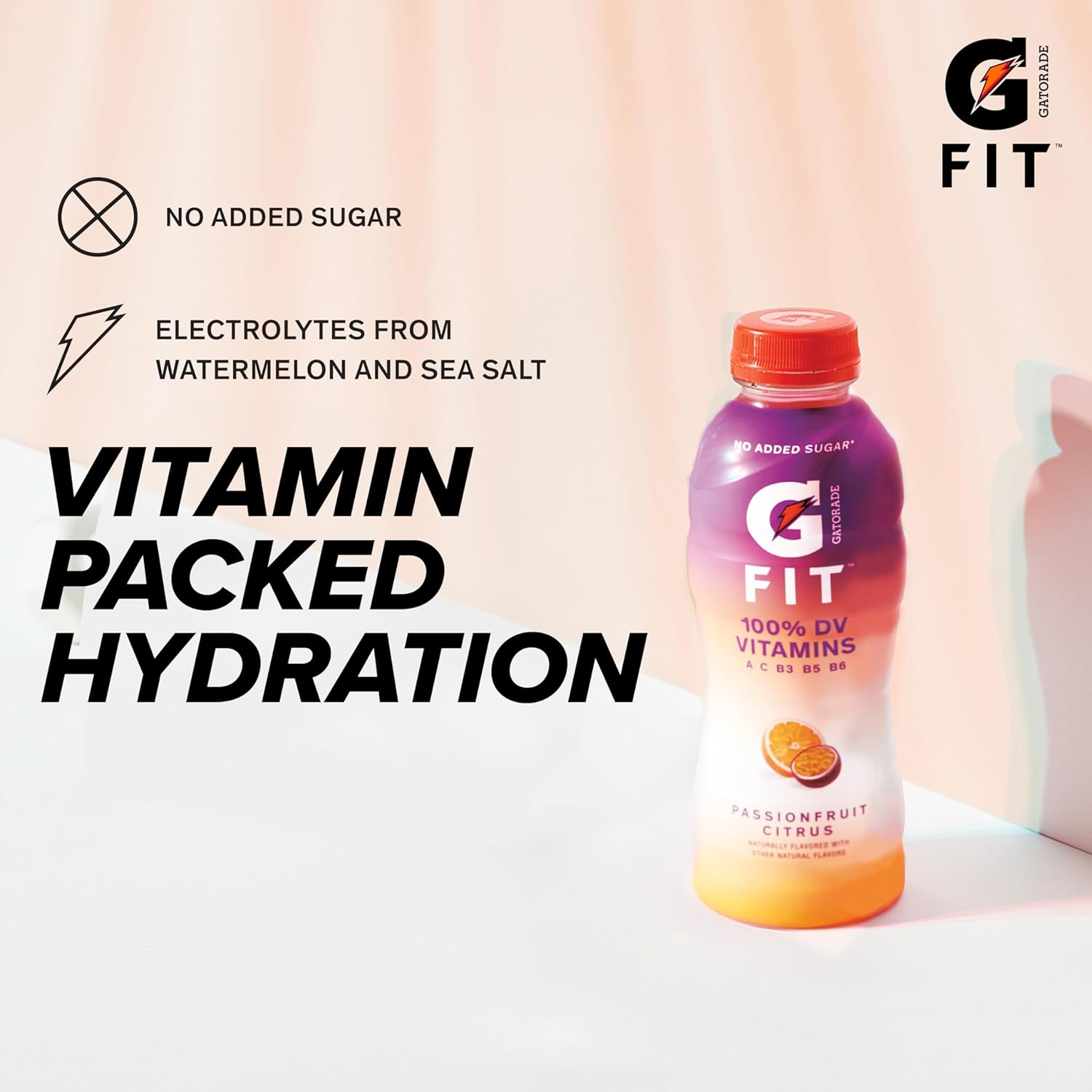 Gatorade Fit Electrolyte Beverage – Daily Self-Care Hydration for Sugar-Conscious Wellness Routines, Stevia-Sweetened Variety Pack 12 Bottles