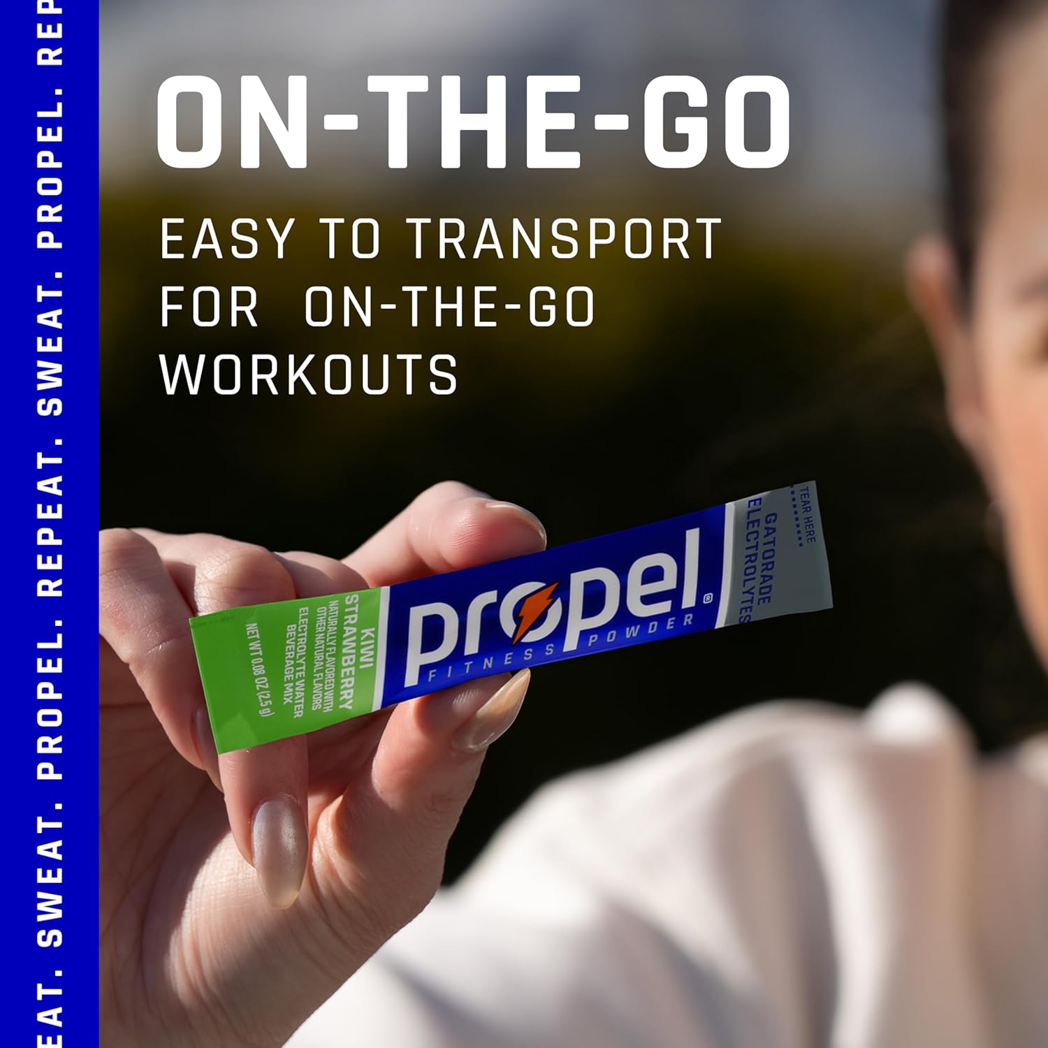 gatorade-formulated electrolytes (sodium, potassium, phosphate) to replace sweat losses
