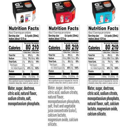 Gatorade Gx Hydration Pods – Outdoor Sports Electrolyte Refills for Practice, Games, and Tournaments