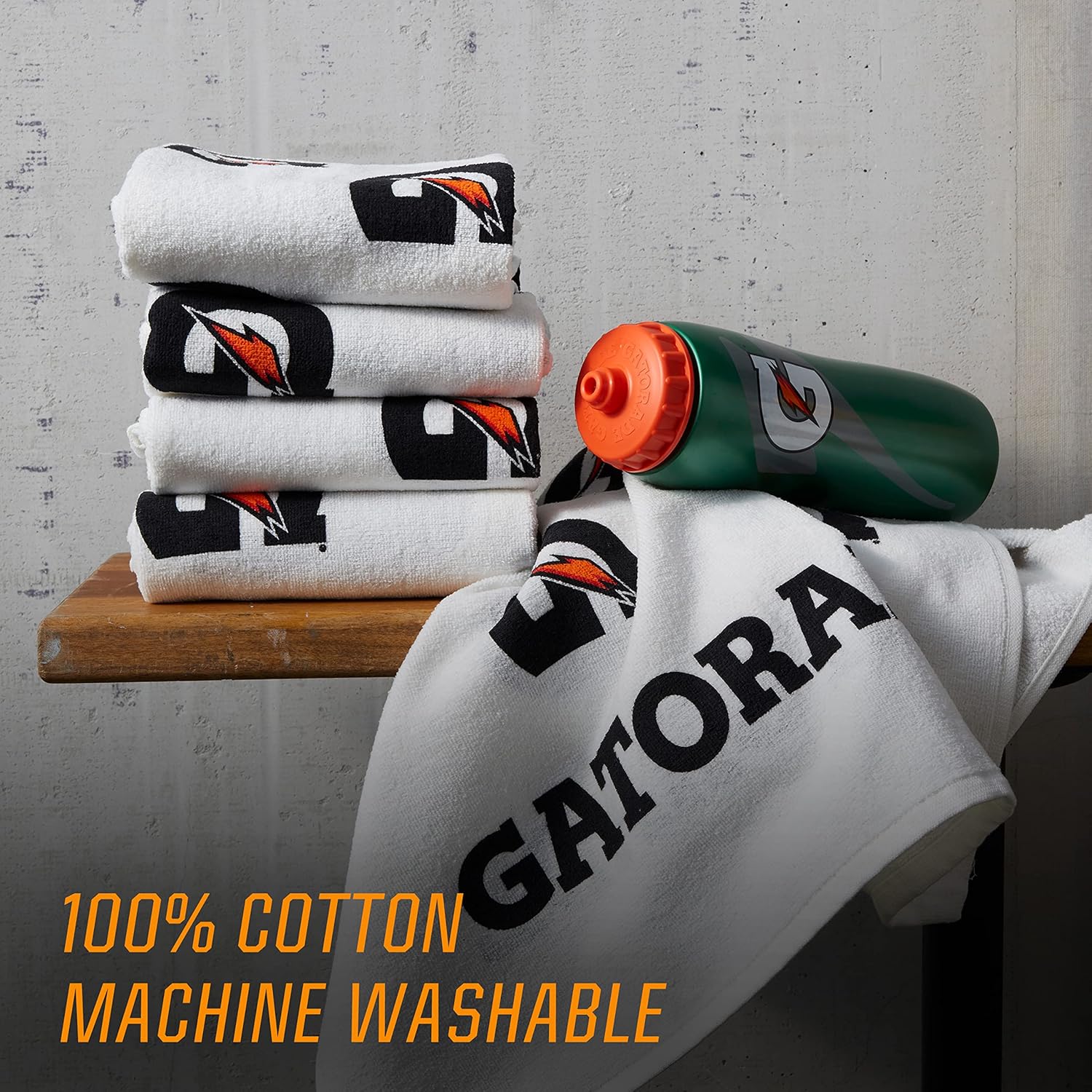 Gatorade Premium Sideline Towel – Post-Workout Sweat Towel for Runners, Lifters, and Cardio Sessions
