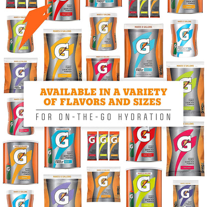 Gatorade Thirst Quencher 51 oz Powder Canister – Camping and Trail Hydration, Yields 6 Gallons Per Tub