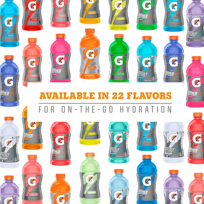 Gatorade Thirst Quencher Frost Variety Pack for Camping and Beach Days, 20 oz Bottles Pack of 12