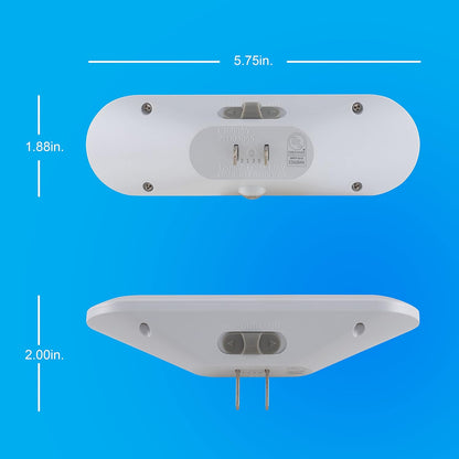 GE Ultrabrite LED Night Light Bar – Modern Wall Accent Lighting for Hallway and Entryway Aesthetic, 2-Pack