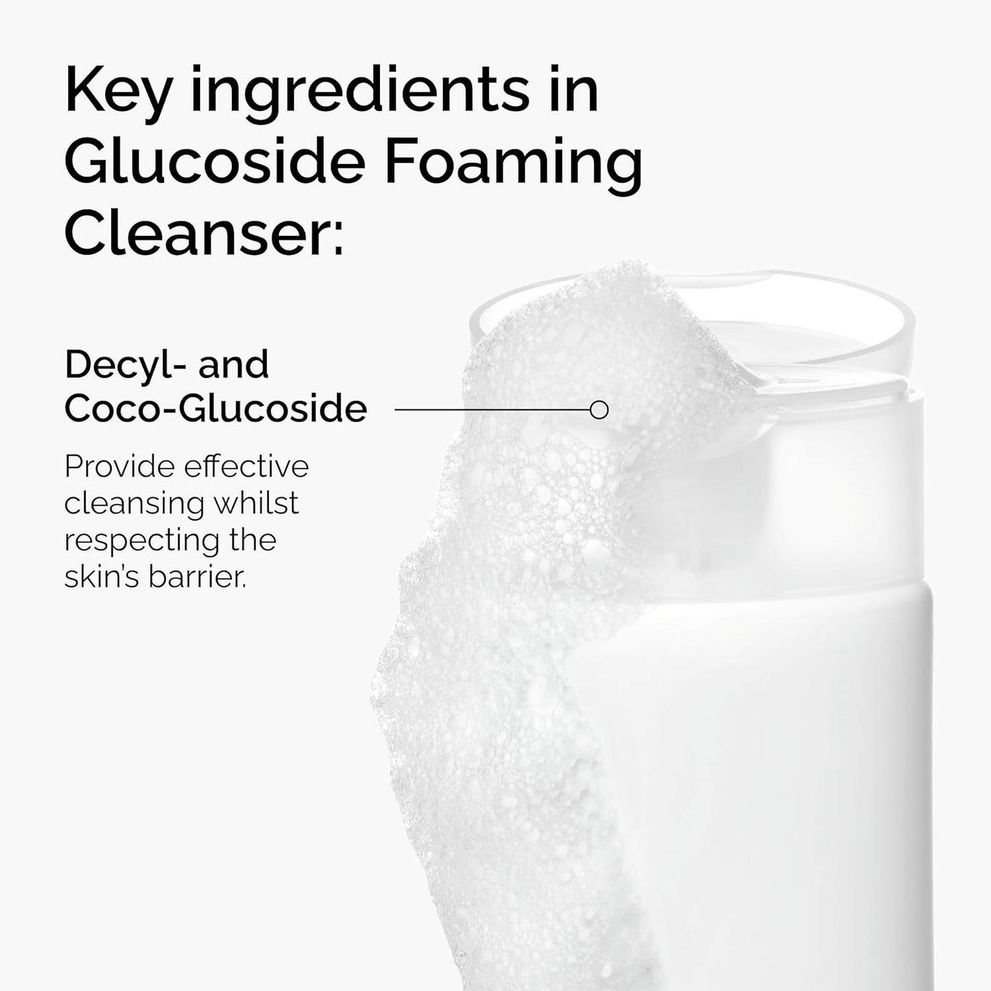 gel-like foaming texture that lathers without harsh detergents