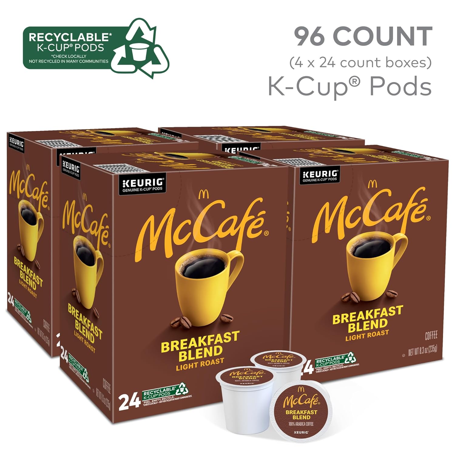 genuine keurig k-cup pods engineered for compatibility with all keurig brewers