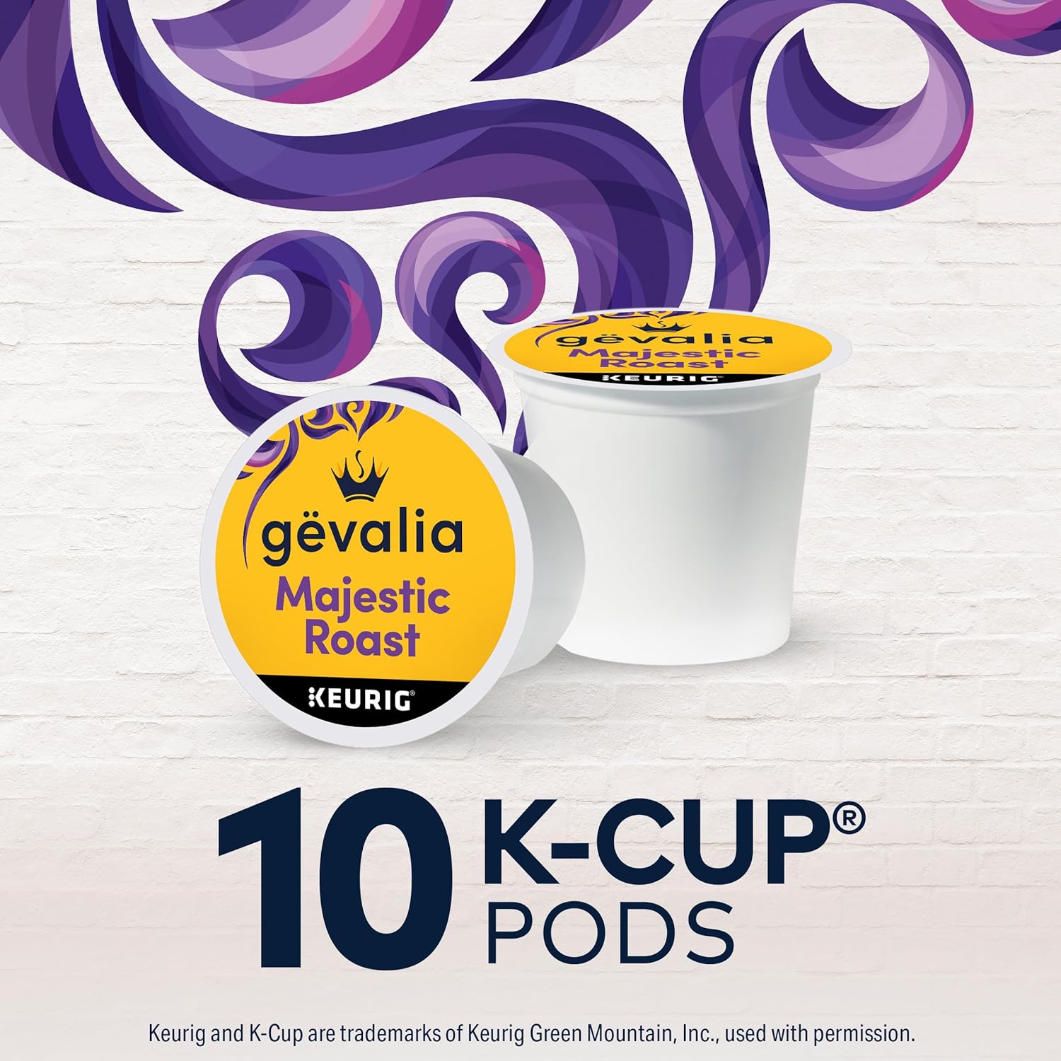 Gevalia Majestic Roast K-Cup Coffee Pods – Premium Swedish Heritage Blend, Bold Dark Roast Single-Serve for Elegant Kitchens