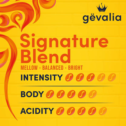 Gevalia Signature Blend Light Roast K-Cup Pods – Home Office Focus Brew for Remote Workers, 84 ct Box