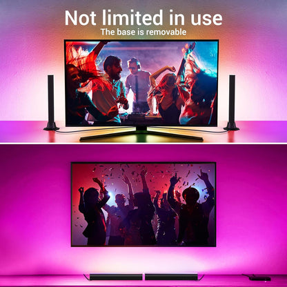 GiftBrand RGB Light Bar – Kids Bedroom Safe Ambient Light, USB Powered LED Bar No Heat No Flame