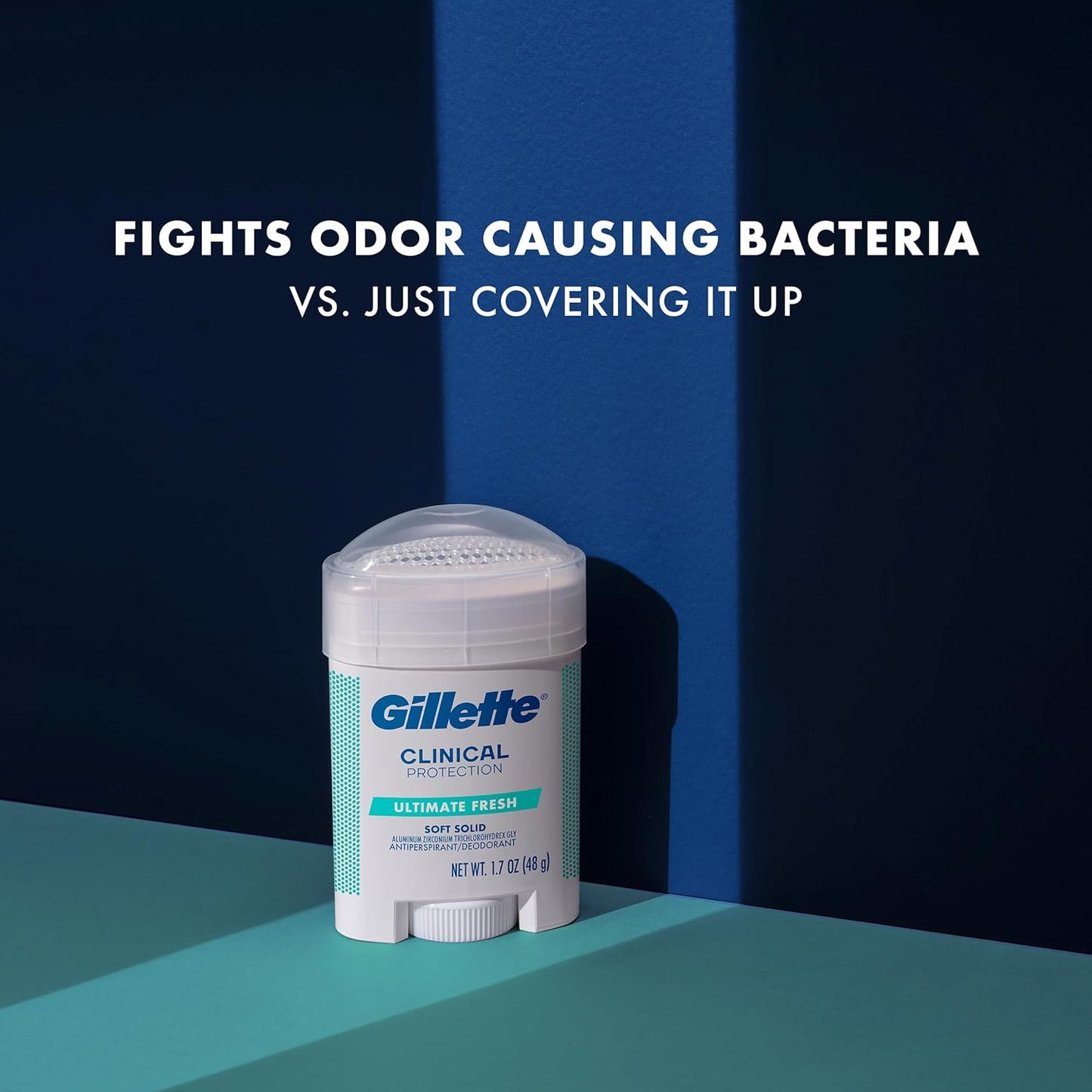 Gillette Clinical Antiperspirant for Men – Nightly Wellness Routine, 72HR Sweat & Odor Control