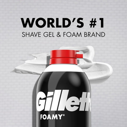 Gillette Foamy Shaving Cream – Clean, No-Fuss Essential for Every Bathroom