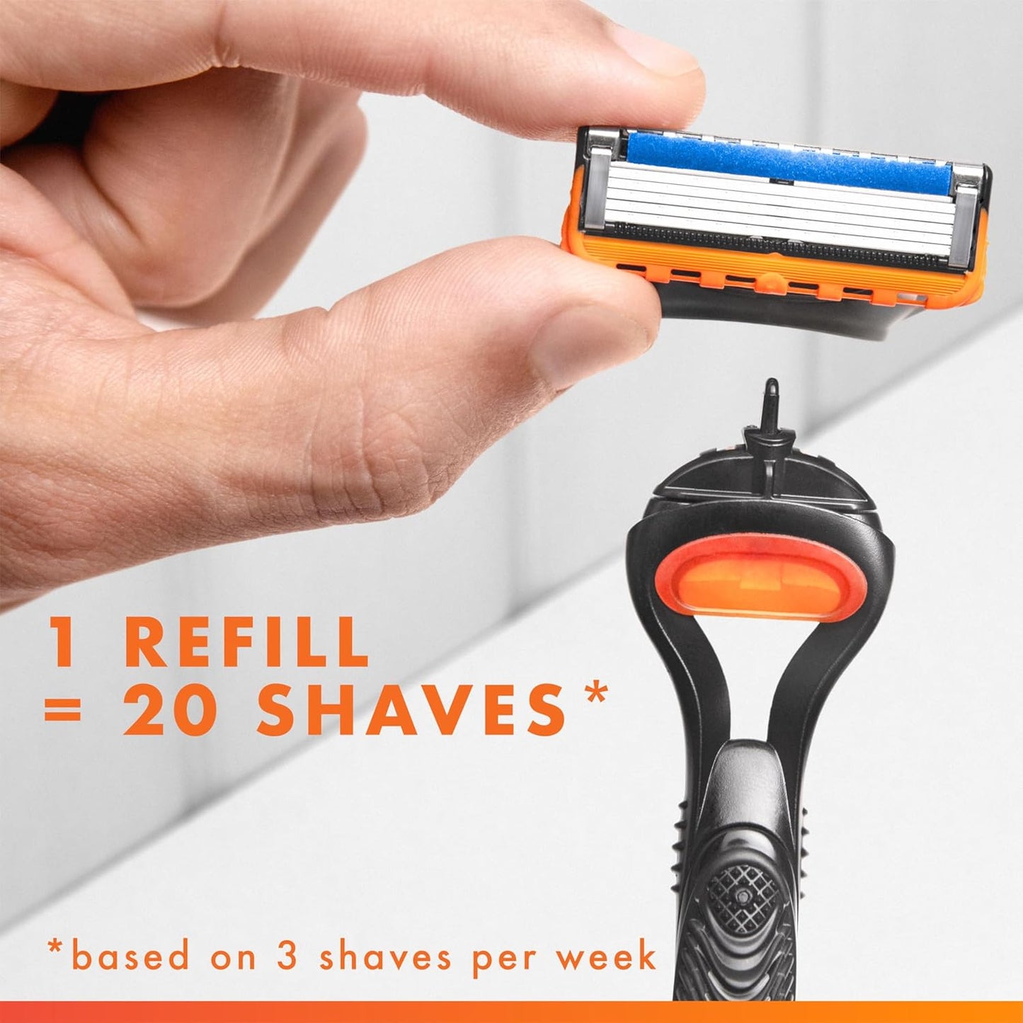 Gillette Fusion5 Men's Razor – Gentle Close Shave for Your Daily Self-Care Ritual