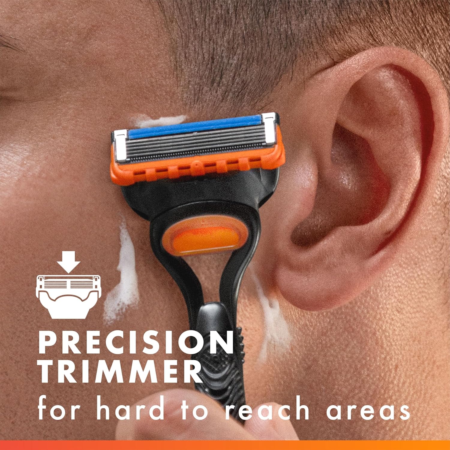 Gillette Fusion5 Men's Razor – Gentle Close Shave for Your Daily Self-Care Ritual