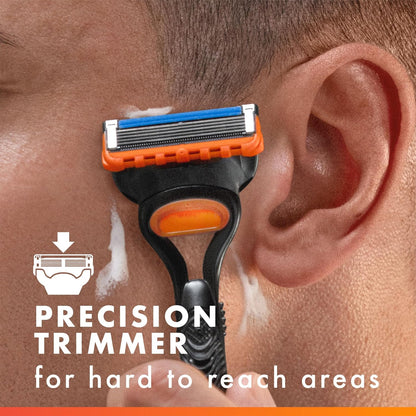 Gillette Fusion5 Men's Razor – Gentle Close Shave for Your Daily Self-Care Ritual