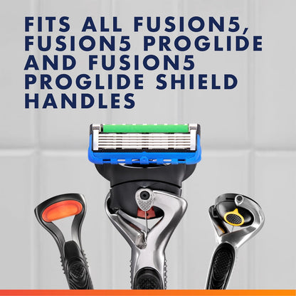 Gillette Fusion5 ProGlide Razor Blade Refills for Men – Sensitive Skin Shave Ritual, 5 Anti-Friction Cartridges