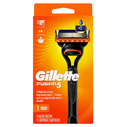 Gillette Fusion5 Razor for Men – Gentle Daily Shave for Sensitive Skin, Post-Shower Grooming Ritual