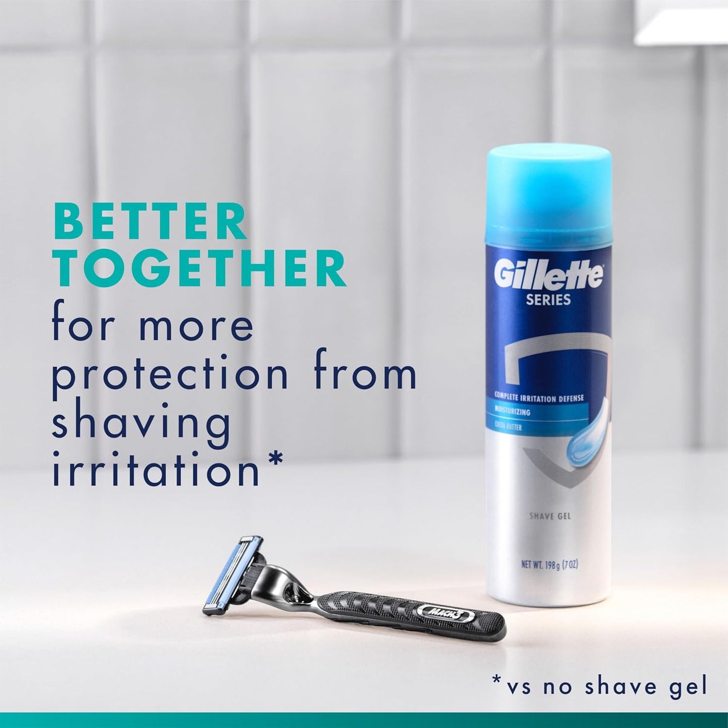 Gillette Mach3 Razor – Classic Birthday Gift for Husband, 10 Refill Cartridges for Men's Grooming
