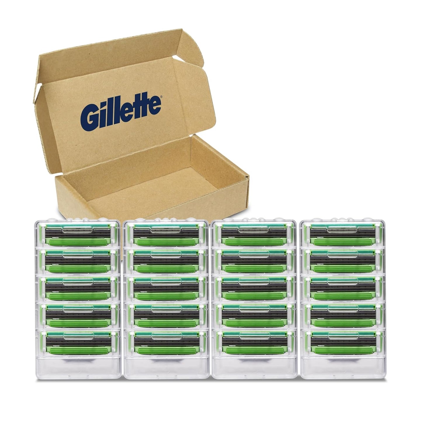 Gillette Mach3 Sensitive Blades 20 Count – Practical Birthday Gift for Dad and Husband, Grooming Stocking Stuffer