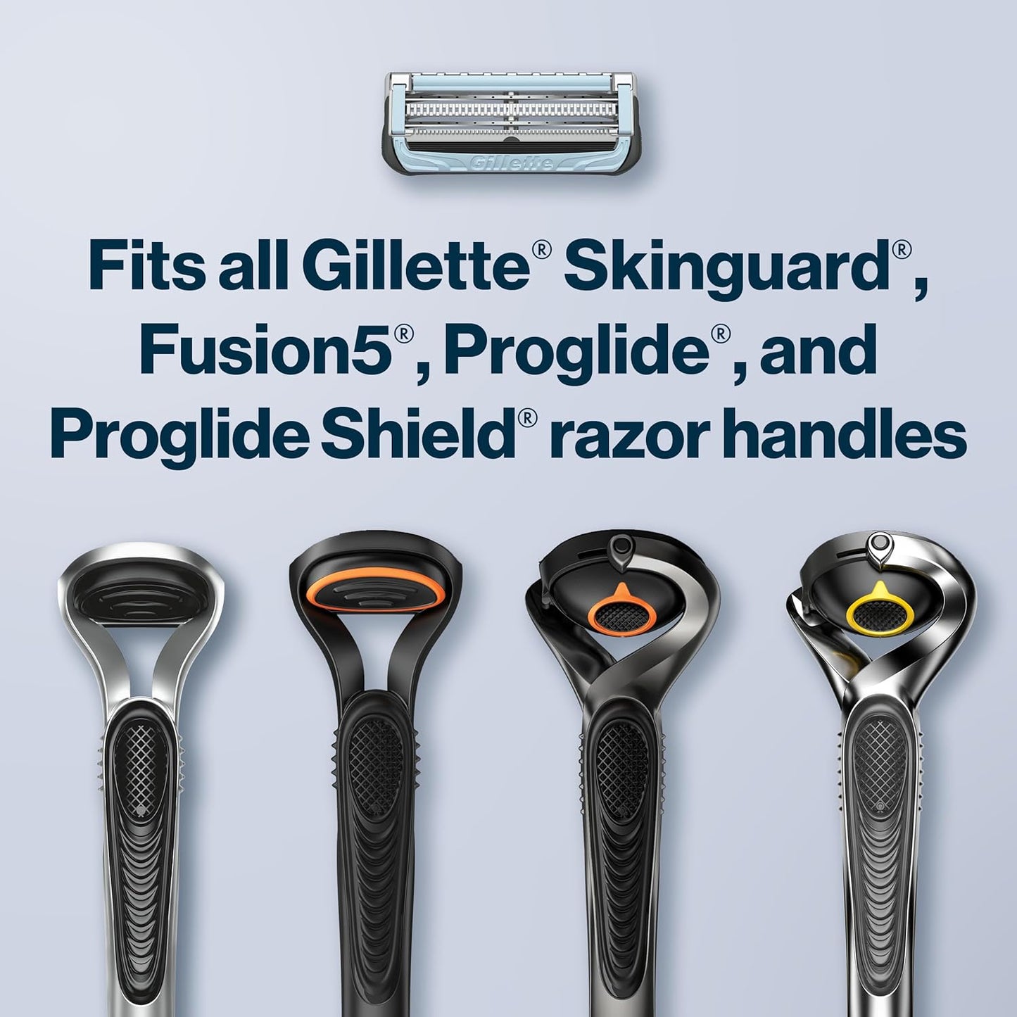 Gillette SkinGuard Men's Razor Refills – Sensitive Skin Self-Care Shave, 4 Blades for Daily Comfort
