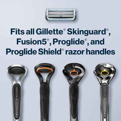Gillette SkinGuard Men's Razor Refills – Sensitive Skin Self-Care Shave, 4 Blades for Daily Comfort