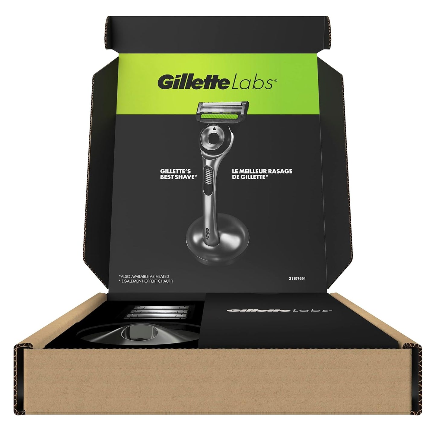 GilletteLabs Luxury Shaving Razor with Magnetic Stand – Premium Men's Grooming System