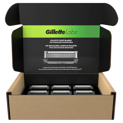 GilletteLabs Premium Blade Refills – High-Performance 5-Blade Cartridges for the Discerning Gentleman
